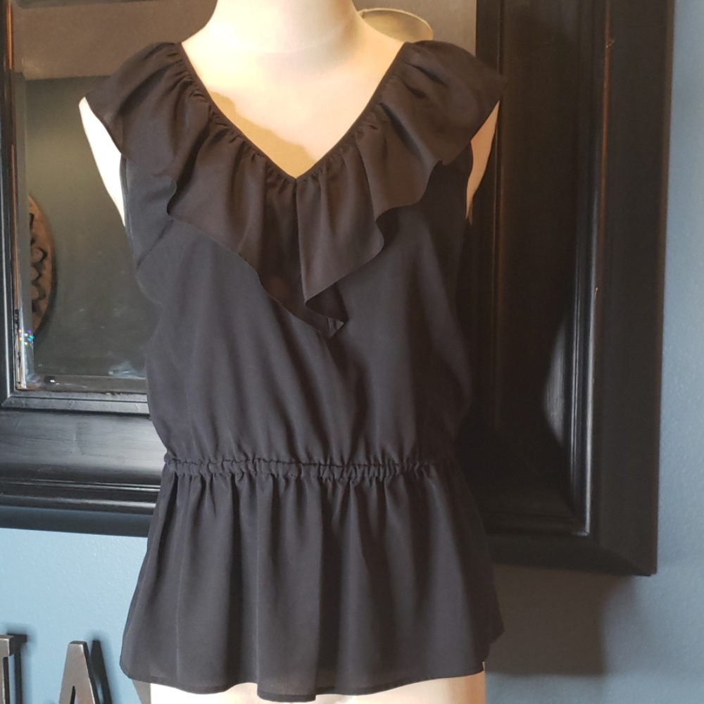 Michael Kors Ruffled Collar Blouse